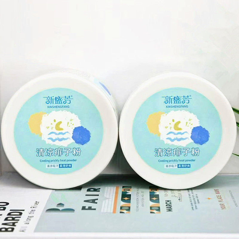 Оптовая охлаждающая пудра от потницы Xinshengfang для освежения кожи, большое количество, выгодная цена