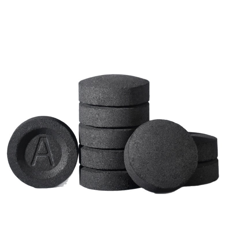 Manufacturer Shisha Charcoal Barbecue 33Mm40Mm Crown Round Quick-Burning Smokeless Barbecue Disposable Quick-Burning Charcoal Fruit Charcoal