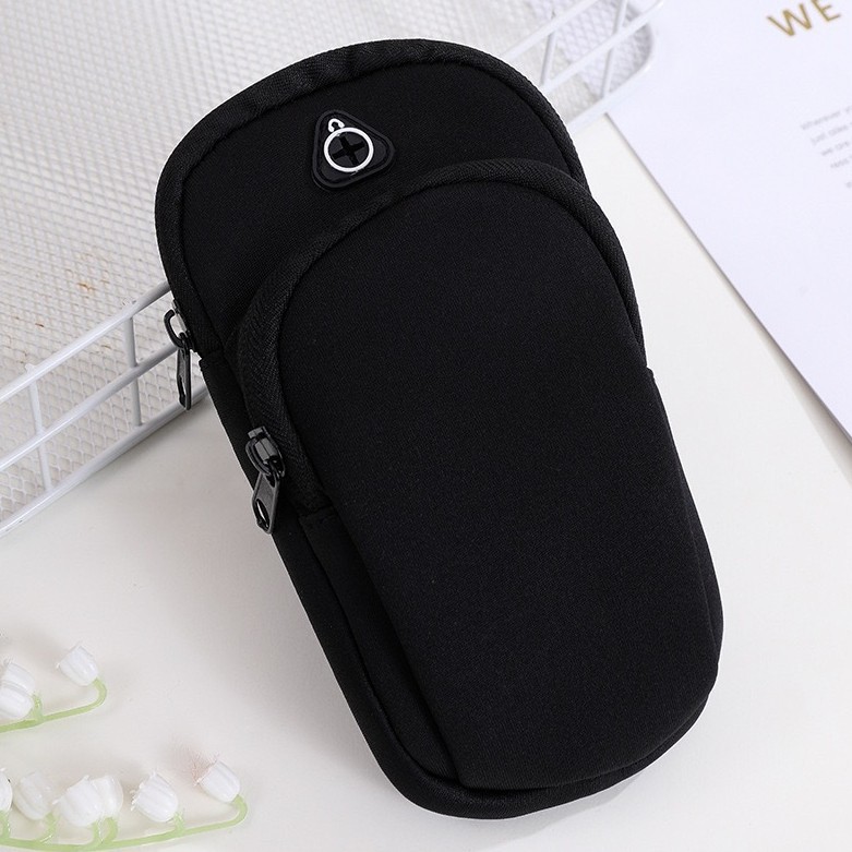 Sports Arm Bag Outdoor Mountain Climbing Marathon Fitness Mobile Phone Storage Bag Fashionable Portable Small Key Change Storage