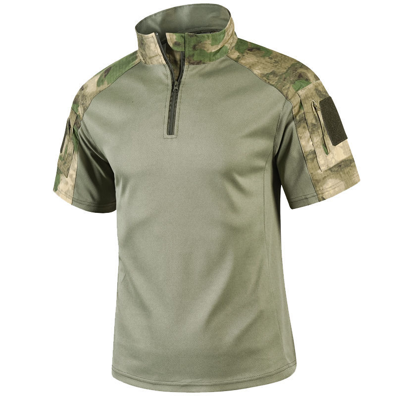 New Outdoor Summer T-Shirt Tactical Camouflage Short-Sleeved Men's Suit Military Fan Clothing G321 Frog Suit