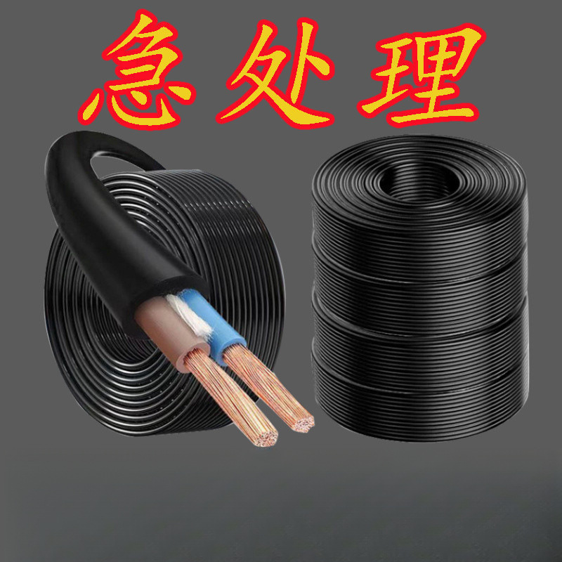 Processing] National Standard Wire and Cable Double-Core 1.5/2.5/4/6 Square Soft Wire 2-Core High-Power Wire