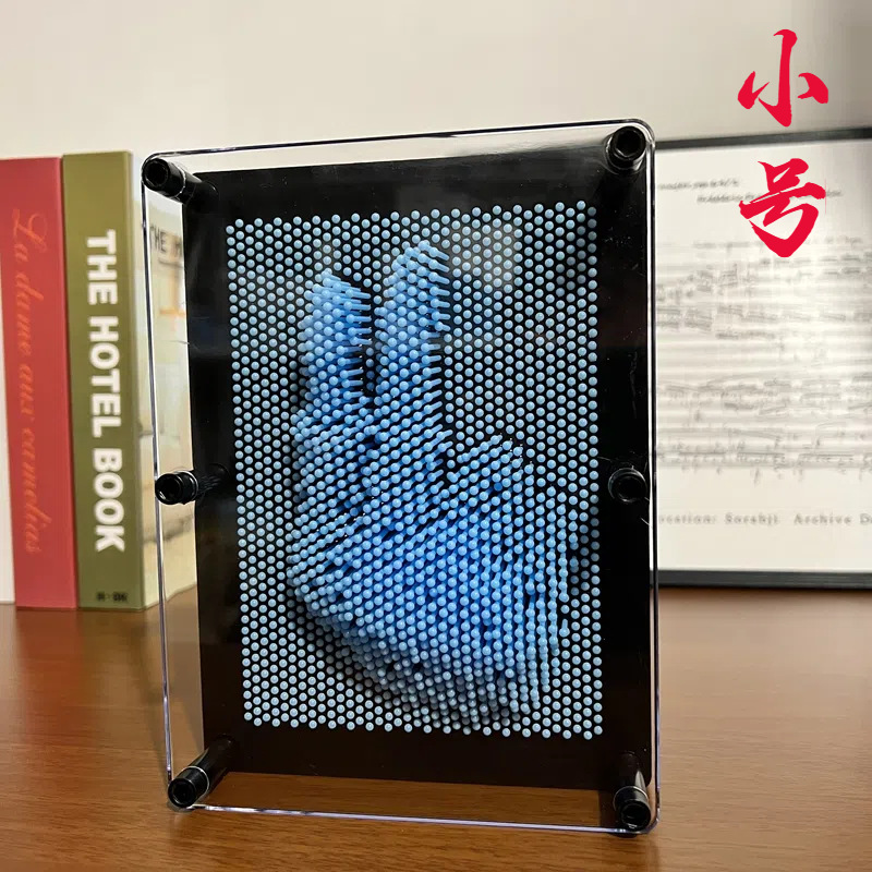 маленькая стерео форма руки с изменяемой иглой, игольчатая резьба, пластиковый отпечаток руки, подарок для студентов на День защиты детей 1 июня