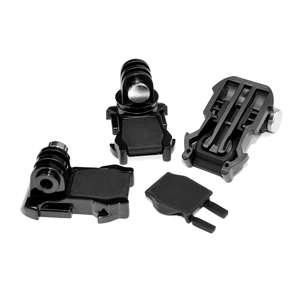 Black Knight Action Camera Accessories Suitable for Gopro13 Chest Strap Small Helmet Base Silicone Pad Movable Base