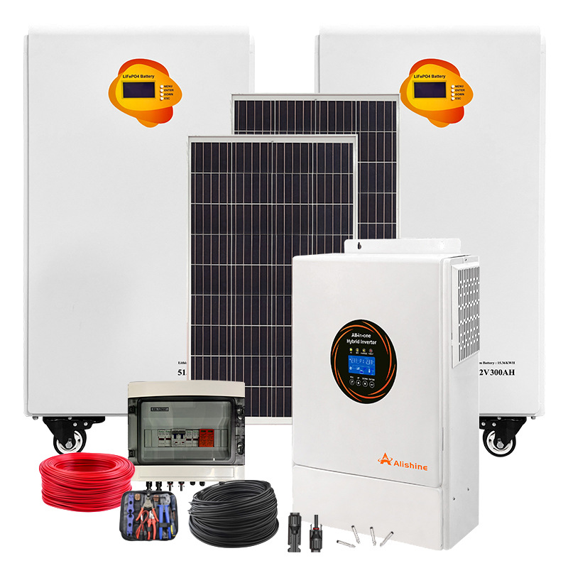 5Kw-60Kw Household Photovoltaic Energy Storage Battery Household Backup Energy Storage Power Supply Solar Power Supply System Complete Set