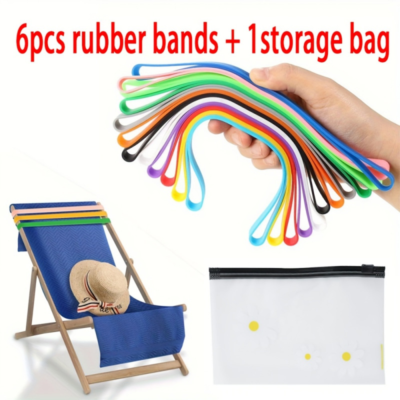 Cross-border hot sale elastic silicone tape beach chair strap 30 60CM trash can silicone strap rope factory wholesale