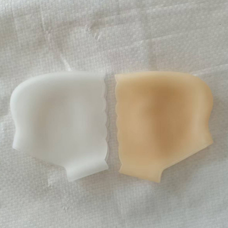 Тонкая силиконовая защитная накладка для пятки, увлажняющие носки