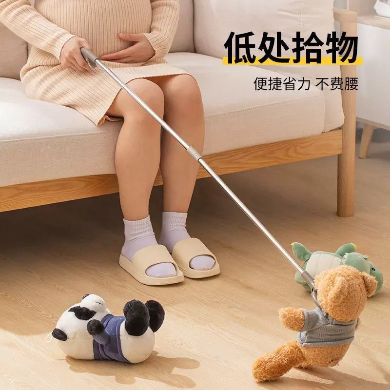 Cross-Border Special Supply of Foldable Garbage Clip Picker, Garbage Clip Picker, Thickened Stainless Steel Tube