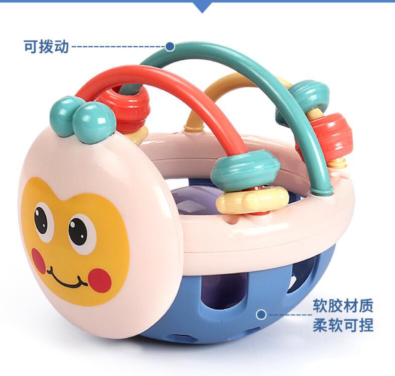 Популярные игрушки для новорожденных, погремушка для детей от 6 до 12 месяцев