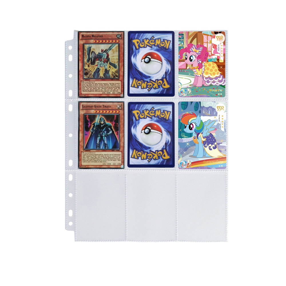 Customized Pokemon Pikachu Yu-Gi-Oh Magic: the Gathering Three Kingdoms Kill 4 Grids 9 Grids Star Game Card Book Inner Page