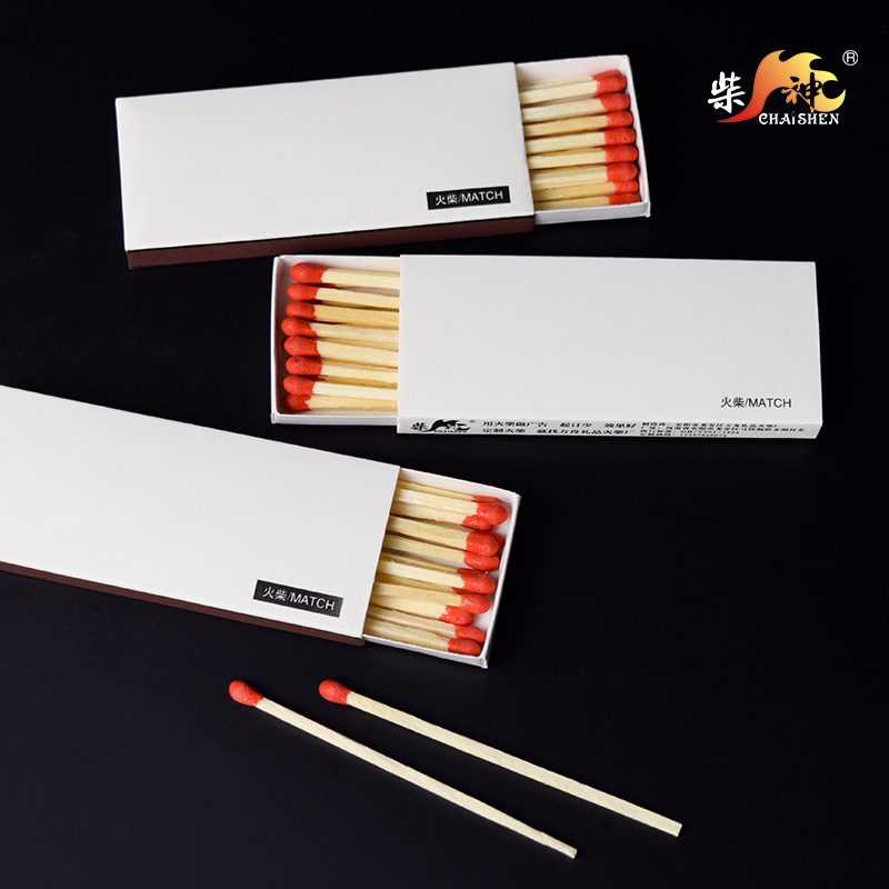 In stock wholesale aromatherapy candle long rod match lengthened cigar grilled fish takeaway cake room baking matchbox