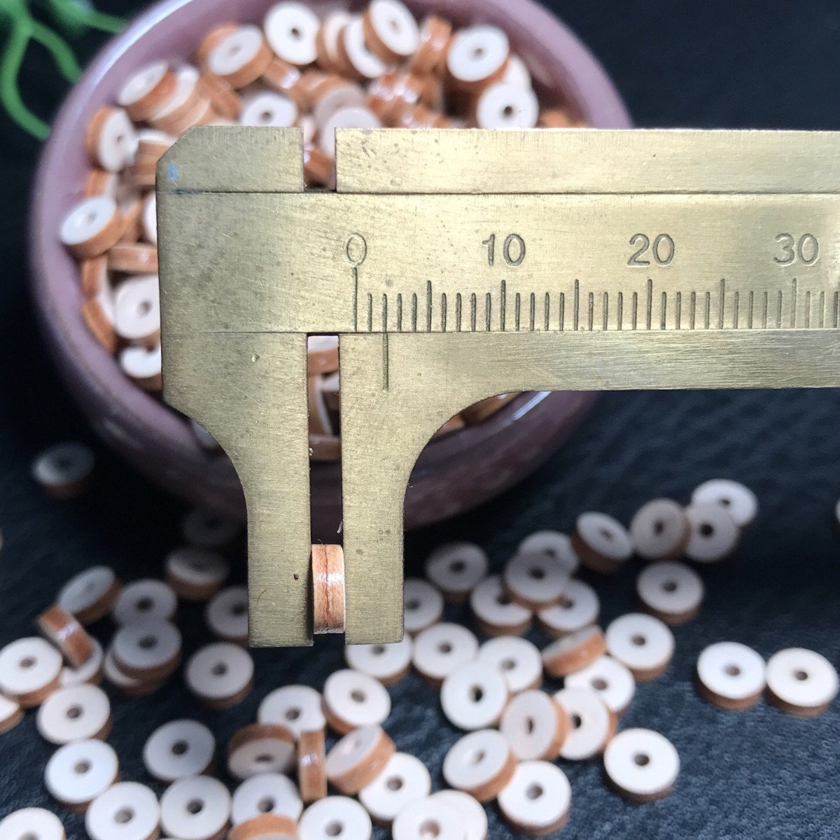 Double-Sided Cowhide Spacer, Classy Gasket, Thickeneded Double-Layer Edge Sealing, 6-8 Xingyue Bodhi Bracelet Accessories