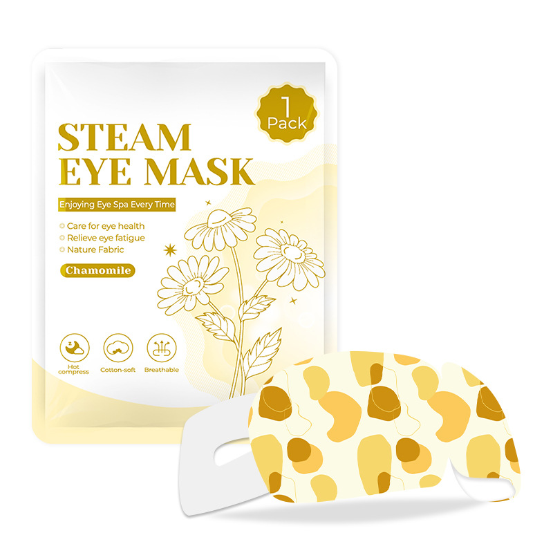 Foreign trade cross-border export South Korea United States and Japan manufacturers wholesale processing self-heating full English hot compress steam eye mask