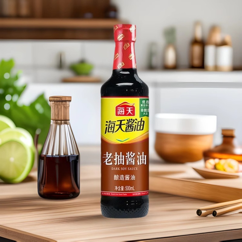 Набор приправ Haitian: легкий соевый соус, темный соевый соус, кулинарное вино Laohenghe, уксус старения, семейная упаковка