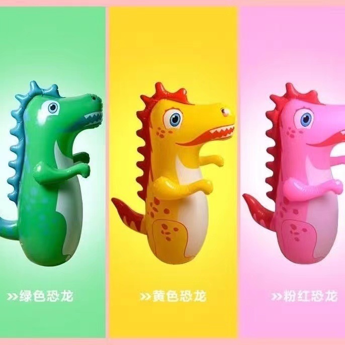 Надувной динозавр-качалка 90 см для детей, надувные боксерские колонны, игрушки для вентиляции, оптовая продажа
