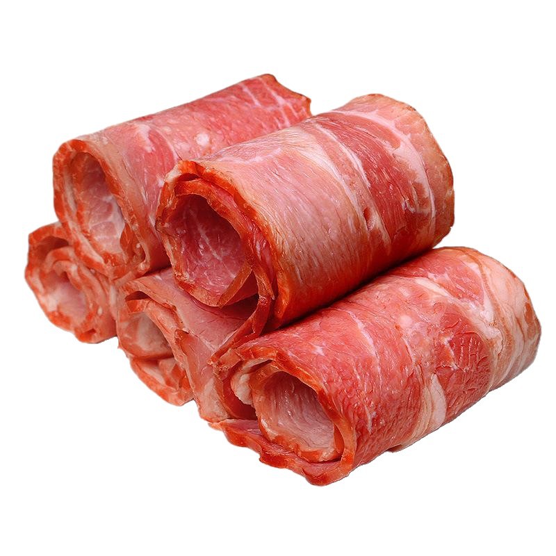 Bacon Slices Breakfast Home Hand Cake Side Dishes Wholesale Barbecue Ingredients Food Non-Low-Fat Baked Pizza Commercial