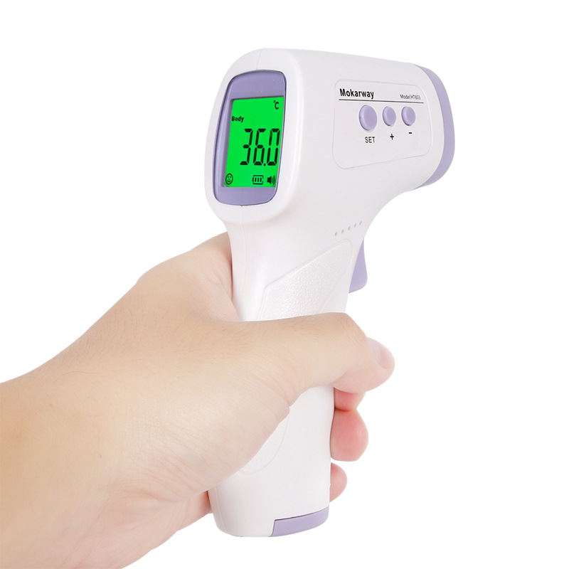 Cross-border medical forehead temperature gun thermometer household electronic thermometer infrared handheld non-contact forehead temperature gun CE