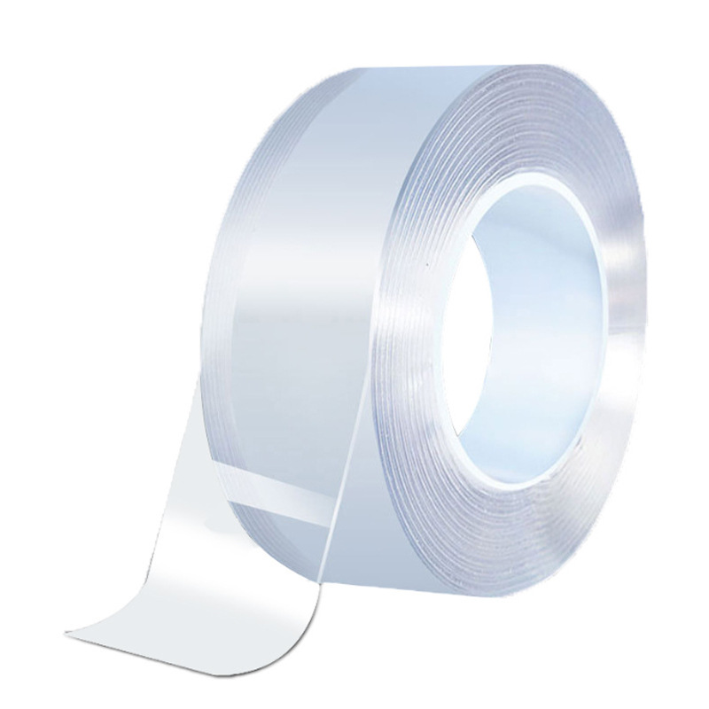 Nano Double-Sided Tape Traceless Magic Waterproof Thickened Tape High Viscosity Acrylic Fixed Magic Sticker Transparent