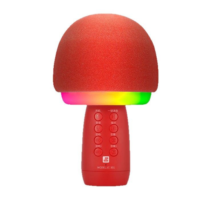 Jc-301 Microphone Audio Integrated Microphone Wireless Bluetooth Kidsren's National Singing Karaoke Family Tv Handheld