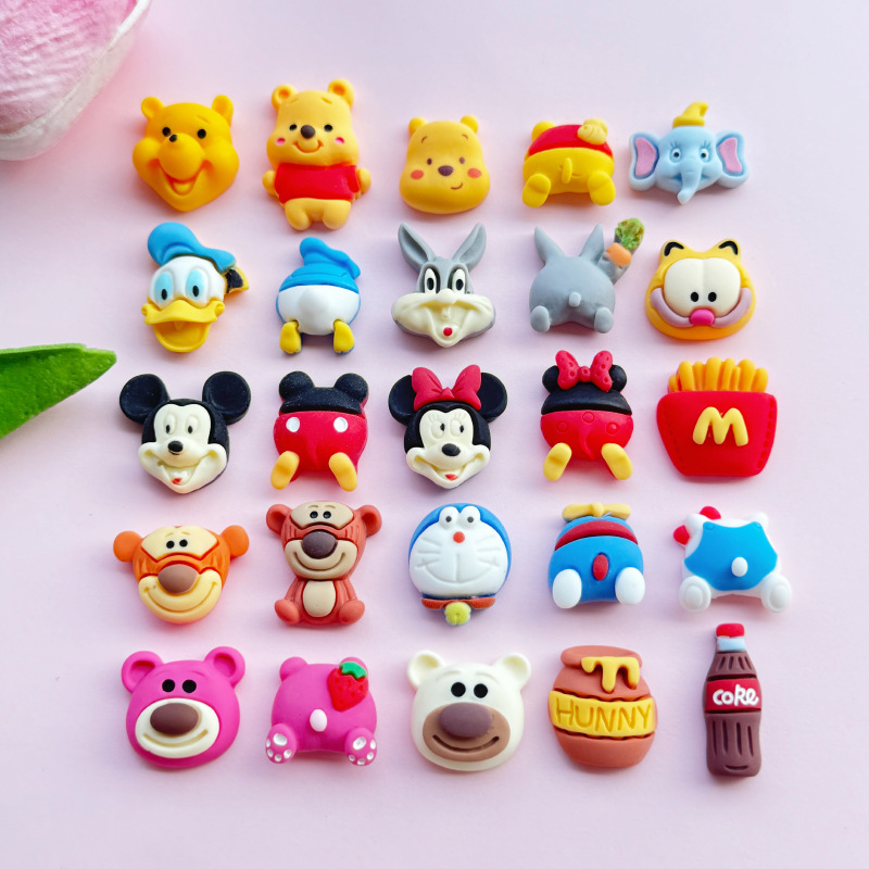 костюм для удара головой смола дий ювелирные аксессуары кремовый клей чехол для мобильного телефона отверстие патч заколка для волос материалы для аксессуаров для волос