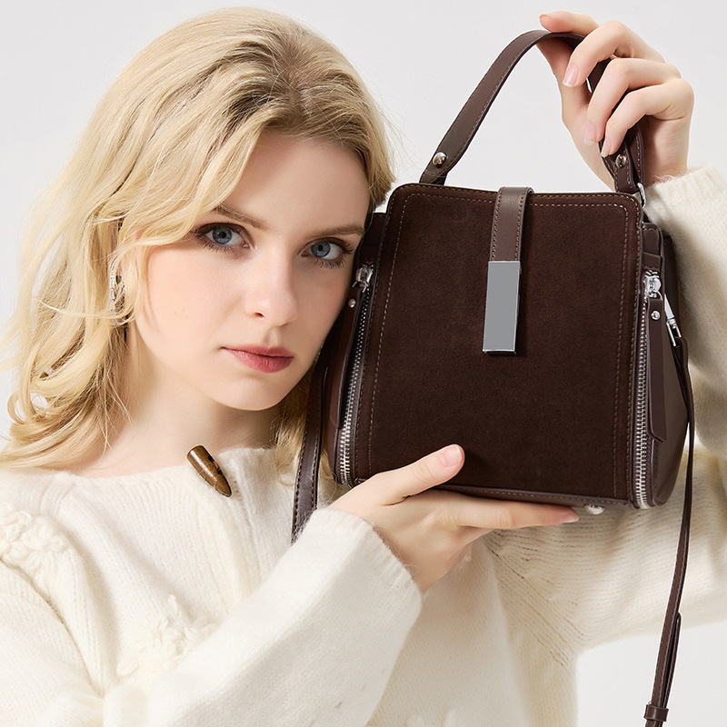 Натуральная Кожа Хит Продаже Женская Кроссбоди Сумка, Универсальная и Элегантная Сумка, Винтажная Сумка, Матовая Кожа На Плечо Сумка