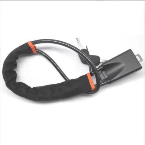 Safety Belt Lock Car Buckle Lock Wire Rope Lock Car Steering Wheel Lock Steering Wheel Universal Anti-theft Lock Car Lock