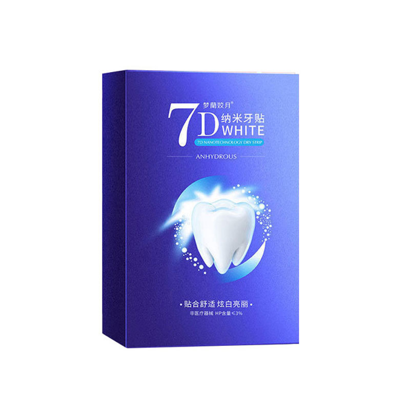 5D7D14 Cross-Border Version Teeth Whitening Strips Oem Custom Whitening Strips Dry Adhesive Technology Brightening