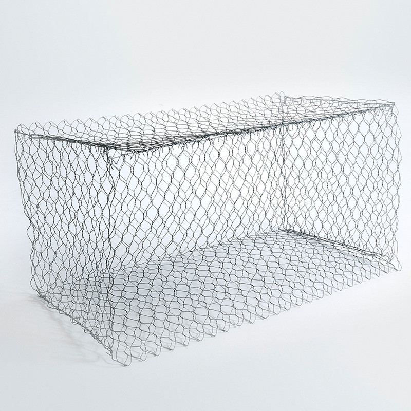 Galvanized Gabion Net for River Management, River Water Conservation, Embankment Slope Protection, Flood Control, River Embankment, Lead Wire, Hot-Dip Galvanized Gabion Net