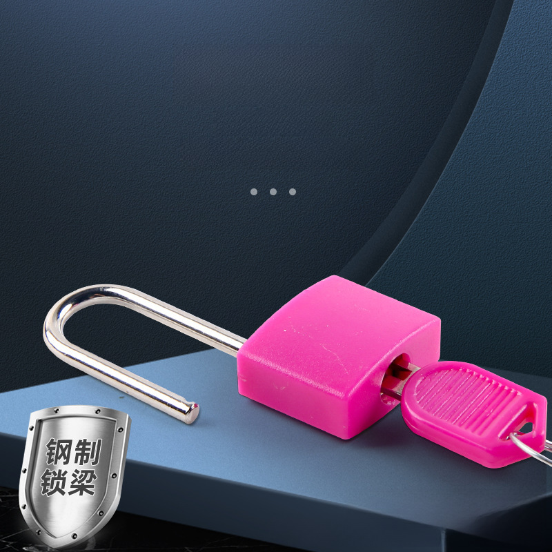 Color Case Lock, Colorful Lock, Shell Lock, Plastic Lock, Imitation Copper Padlock, Small Padlock, Stationery Lock, Piggy Bank Lock