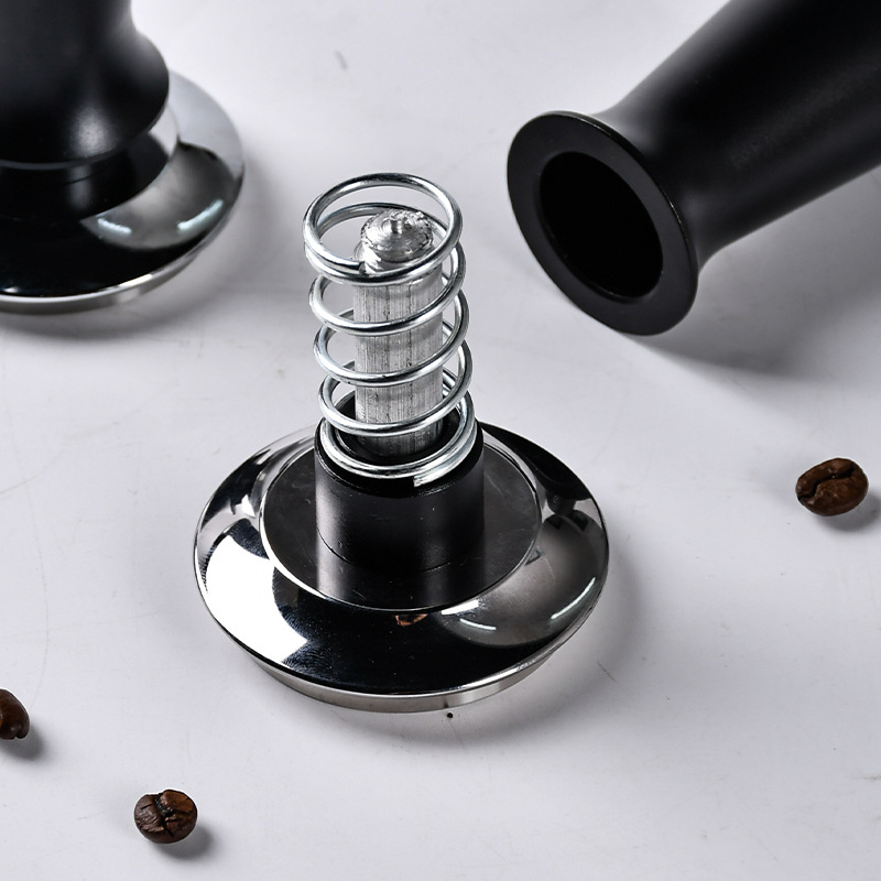 Stainless Steel Press-Type Tamper Semi-Automatic Coffee Machine Tamper 51/53/58mm Barista Special