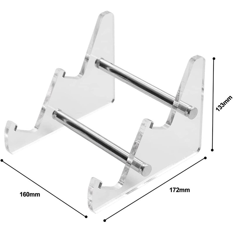 Cross-Border Hot Selling Transparent Acrylic Detachable Keyboard Stand Desktop Storage Heightening Computer Keyboard Tray Stand