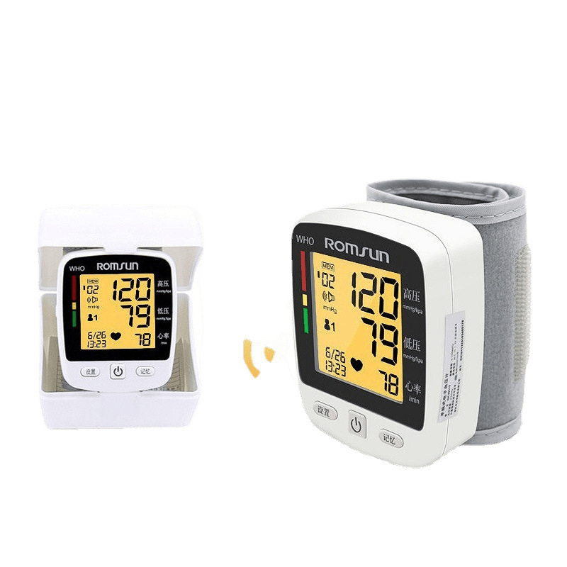 Zhuochen Electronic Blood Pressure Monitor Wrist Blood Pressure Measuring Instrument High-Precision Home Genuine High Blood Pressure Instrument Medical Same Model