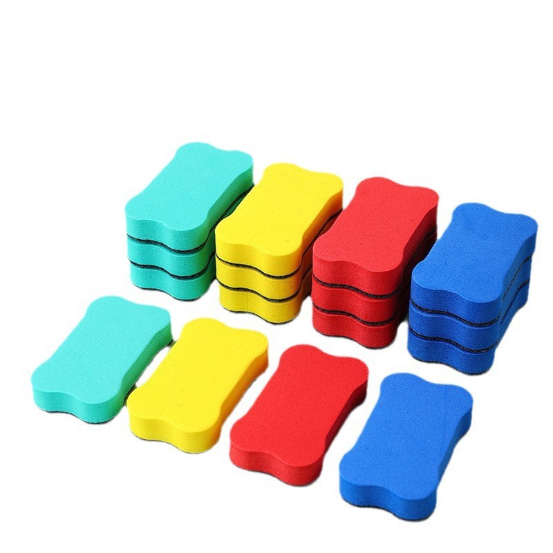 Wholesale cartoon bone eraser children's non-magnetic whiteboard eraser sponge blackboard eraser creative convenient painting eraser