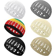 Handmade Women's Hat Kufi Hat Wheat Ear Hat Ethnic Men's Hat Pure Cotton Hat Prayer Kufi Hat