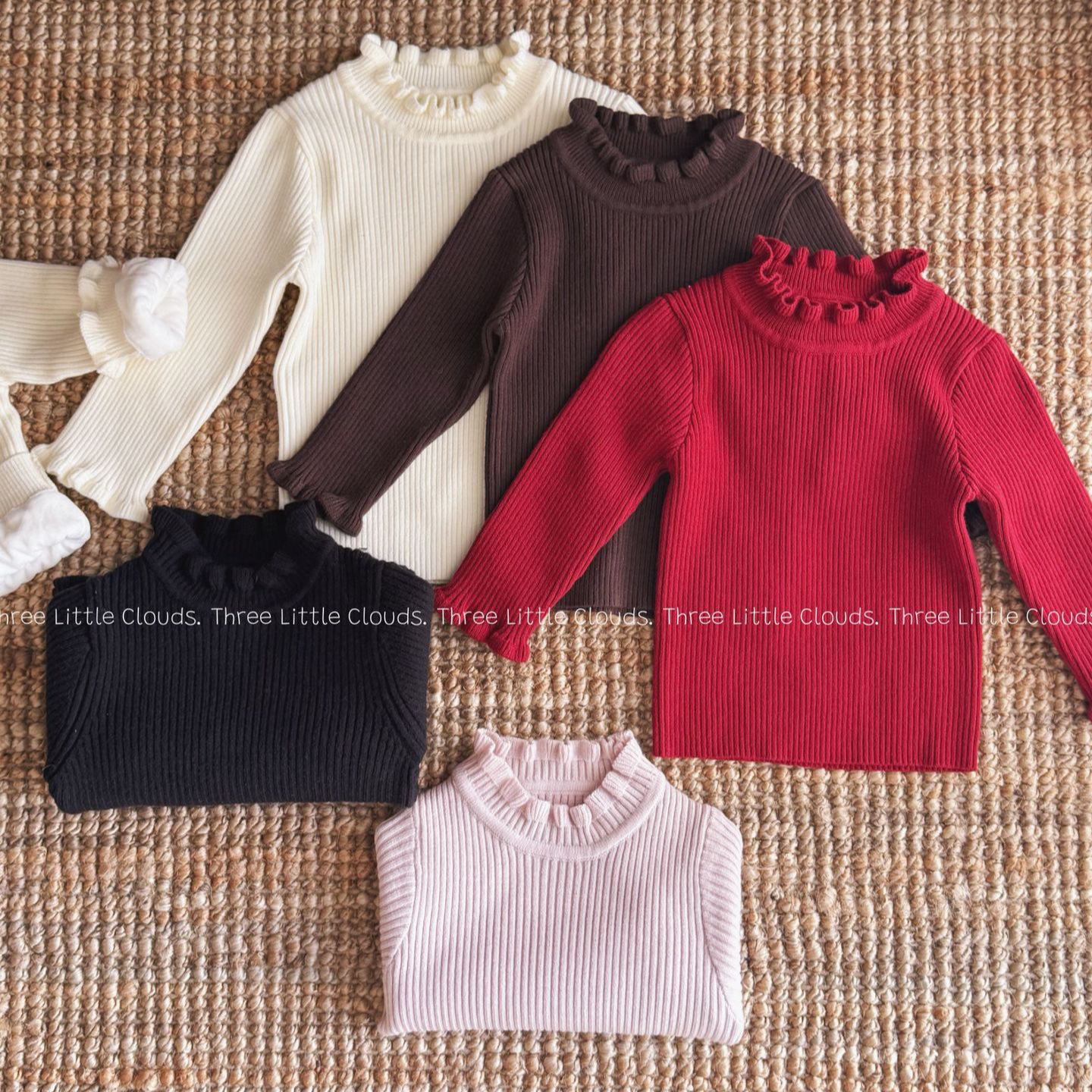 Универсальный свитер для девочек с рюшами и флисовой подкладкой для осени и зимы