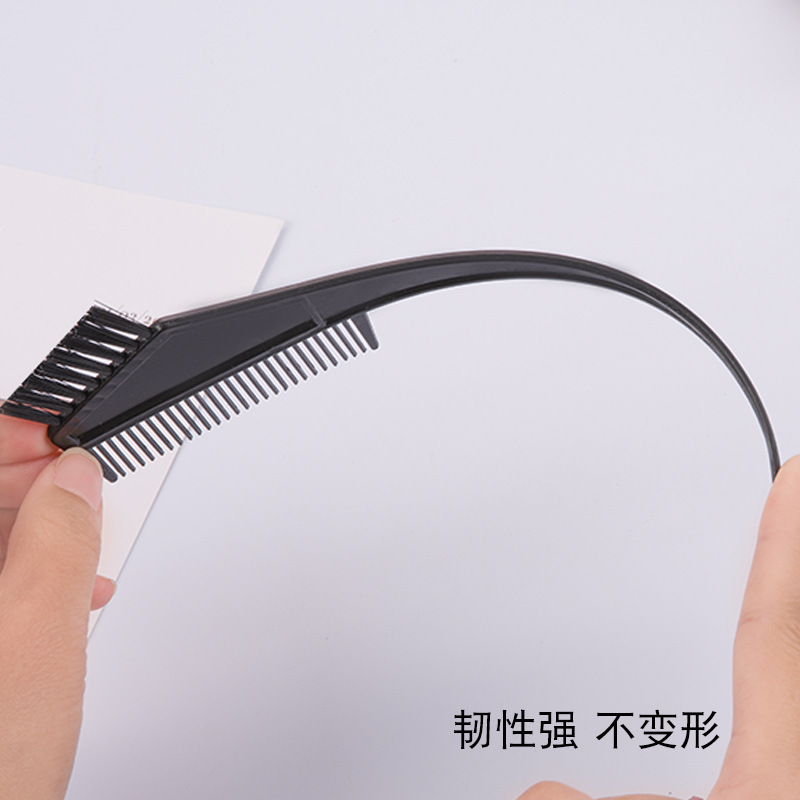 Wholesale Baking Oil Comb, Hair Dyeing Comb, Double-Sided Baking Oil Comb with Brush, Double-Sided Baking Oil Comb, Hairdressing Perm and Dyeing Tool Manufacturer