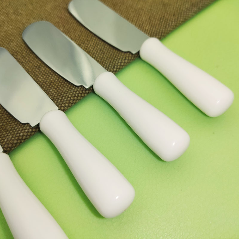 Mini Stainless Steel Butter Knife Cheese Knife Butter Scraper Mini Jam Spatula