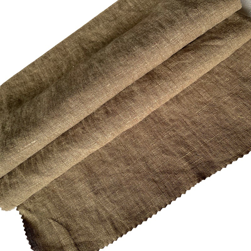 240g Heavy Pure Hemp Fabric Pants, Skirts, Shirts, Solid Color 9-Count Hemp Fabric, Ready Stock Wholesale in Keqiao