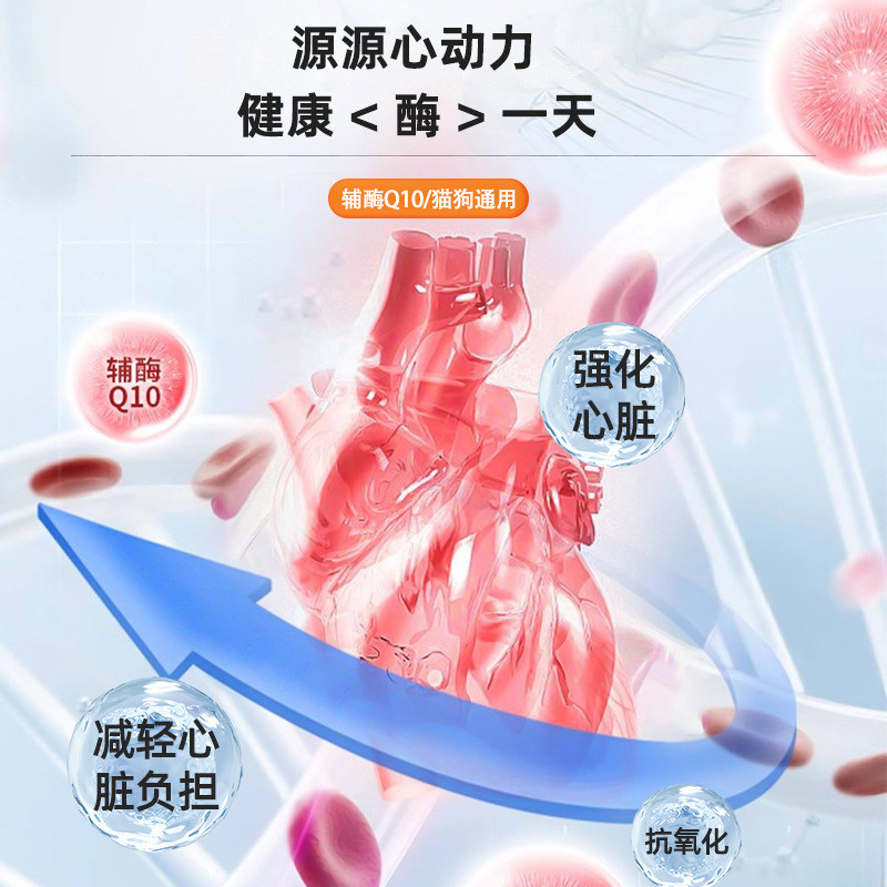 Oem Coenzyme Supplement Q10 Pet Health Nutrition for Cats and Dogs