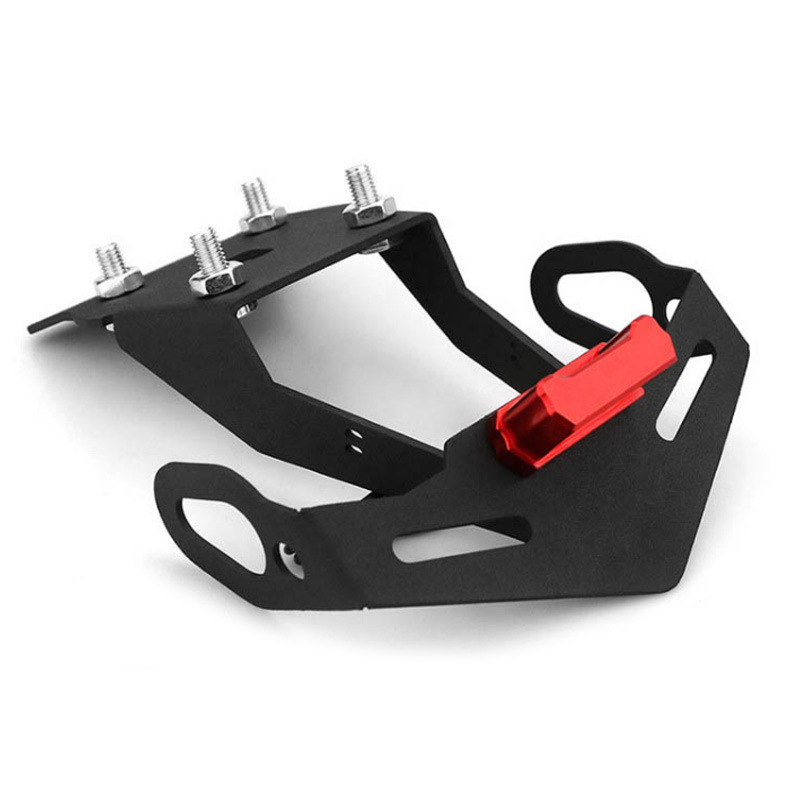 Applicable to Yamaha YZF-R15 V3 2017-2021 aluminum alloy rear license plate frame with light license plate frame