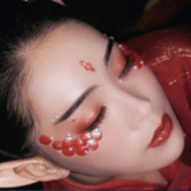 Shell Eye Makeup Sequins, Mermaid Makeup, Tear Diamond Face, Halloween Fish Scales, Ancient Style Han Dynasty Manicure Materials