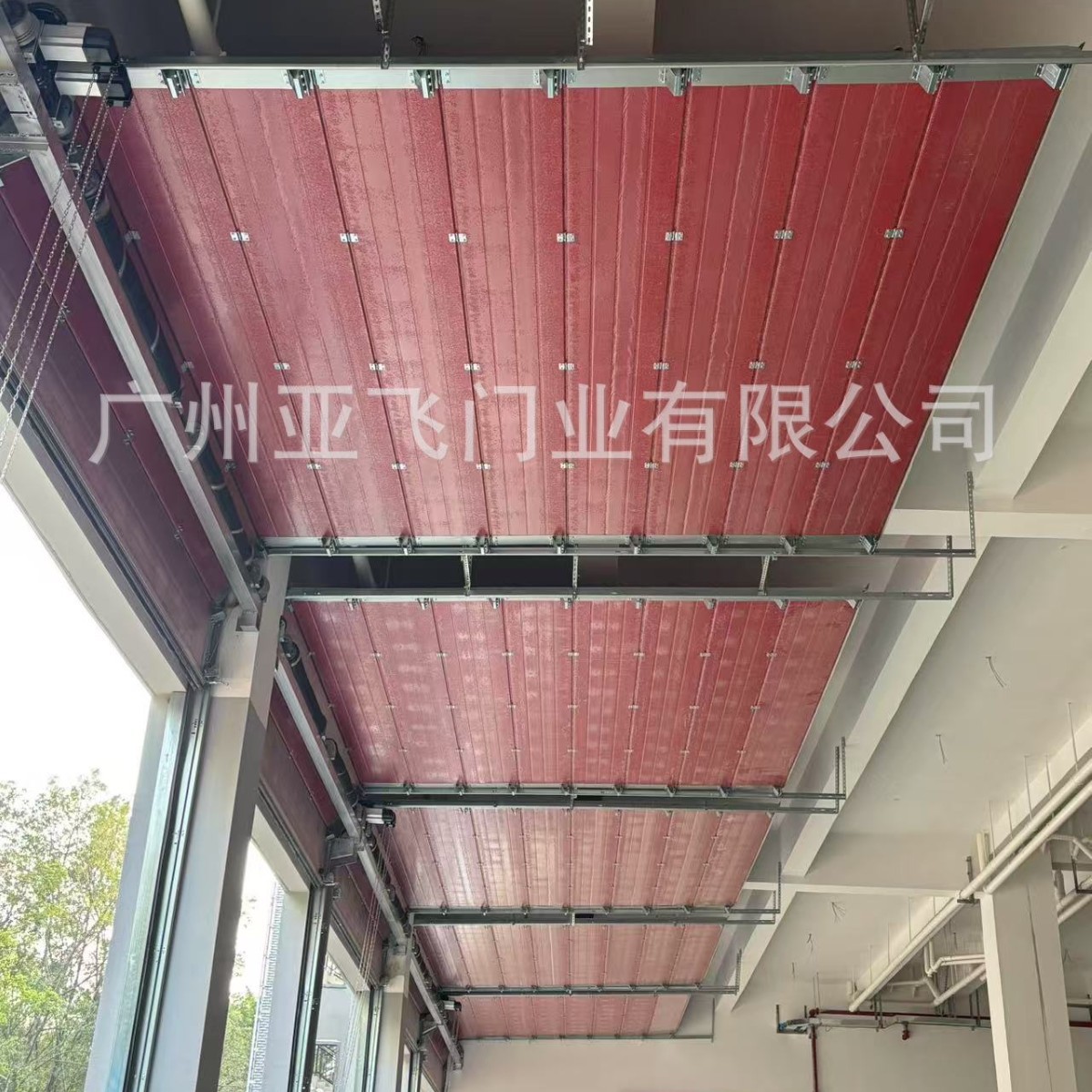 Fire Station Garage Rolling Door, Quick Start, Fire Linkage, Beautiful and Elegant, Dedicated for Fire Protection