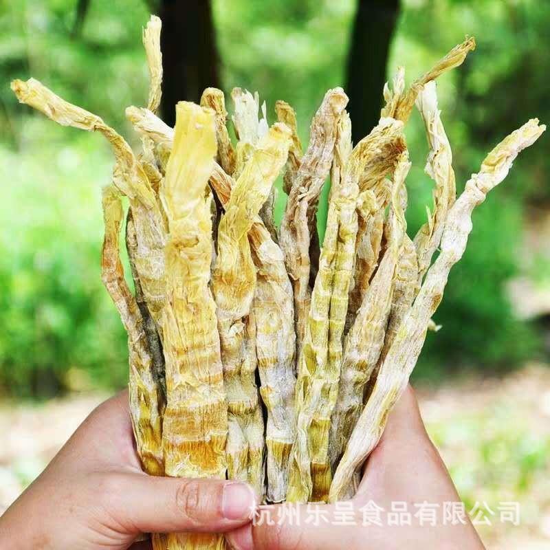 Lin'An Tianmu Mountain Dried Bamboo Shoots 250g Bagged Small Dried Bamboo Shoots Pure Farm Specialty Bamboo Shoots Dried Bamboo Shoots Wholesale