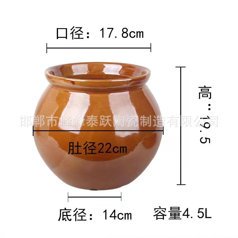 Коммерческая жаропрочная земляная банка для утки и курицы, кастомизированная банка для хранения