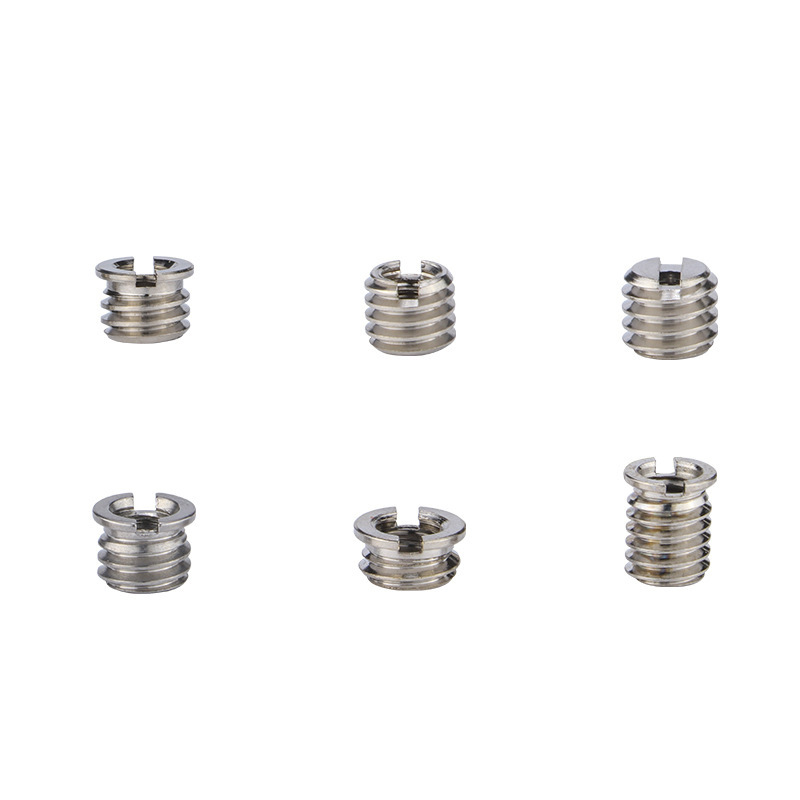 Internal and External Thread 1/4 to 3/8 Conversion Screw Camera Gimbal Tripod Monopod Adapter Nut Aluminum Alloy