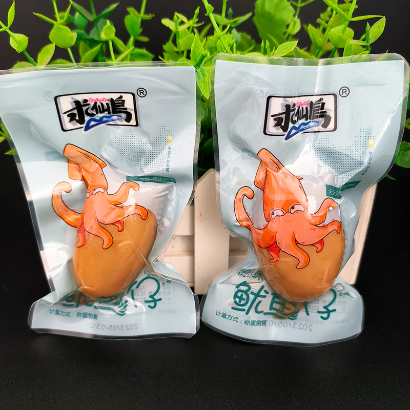 Qiu Xian Dao Bulk Weighing with Full Seeds Spicy Original Flavor Squid Snacks 500g Seafood Office Snacks Free Shipping Open Bag