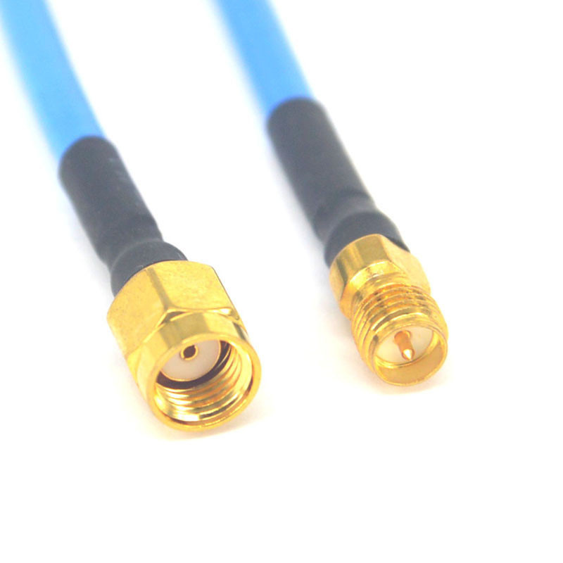 Microwave Power Divider 0-6g Rg402 Test Line Sma-Rp Male to Sma Female Socket 141 Semi-Flexible Line