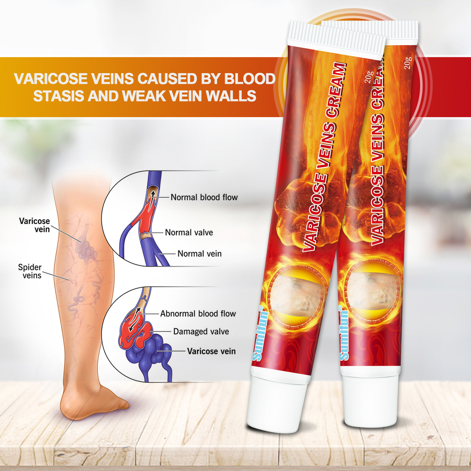 Sumifun Cross-border Foreign Trade AliExpress wish Mai Kang Cream Skin External Use Ointment 20g K10004