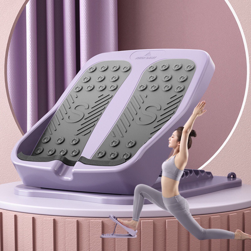 Skinny leg stretch board oblique pedal standing stretch artifact thin calf foldable fitness equipment leg equipment