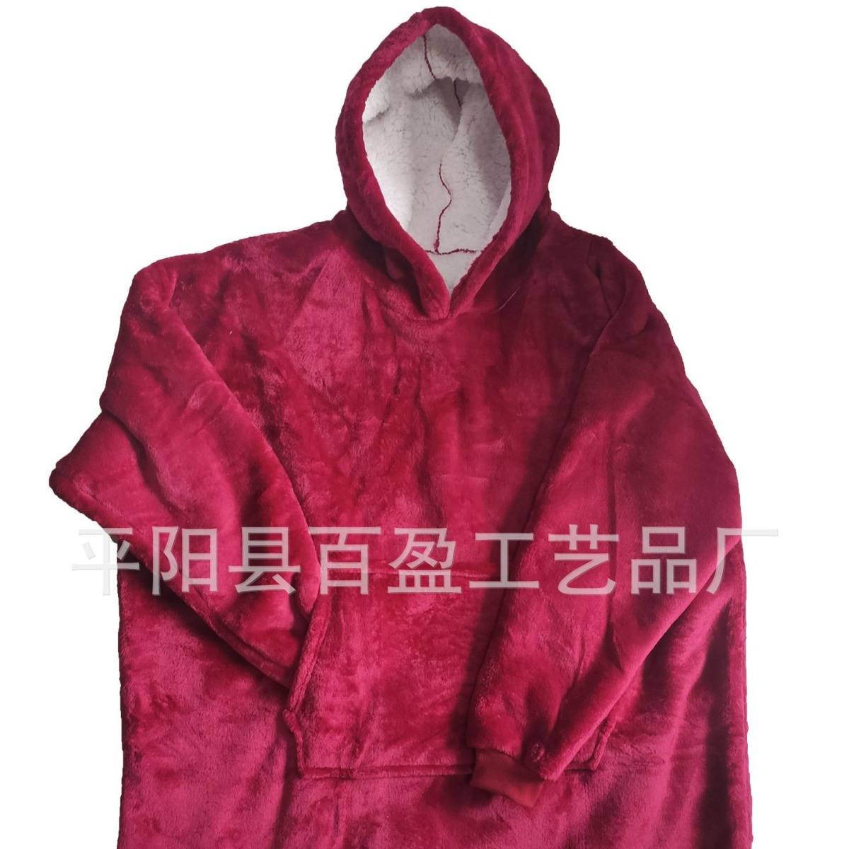 New TV Lazy Pullover TV Blanket Hooded Fleece Warm Clothes Home Clothes Nightgown Outdoor Cold-proof Clothes Sweater