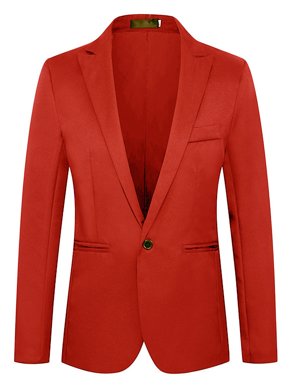 Cross-Border Foreign Trade Suits Wholesale Fashion Commuting Men's Business Casual Suits Slim Small Suit Jackets Groomsmen Suits